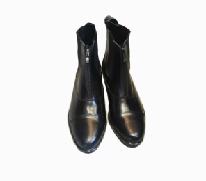 Ботинки мужские летние кожаные, на молнии арт.LP-045