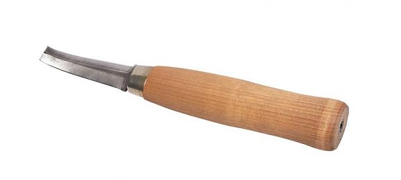 Нож с деревянной ручкой прямой арт.7013
