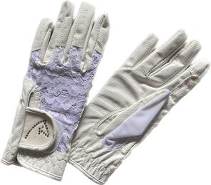 Перчатки для верховой езды Tasmanya летние, с кружевной вставкой арт.НТ-8873